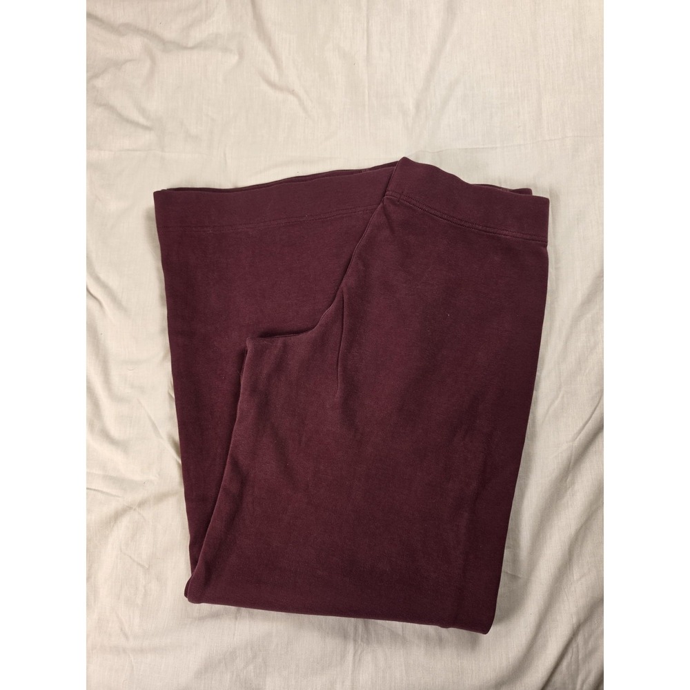 Marine Layer Sweatpants Womens Small Purple Wide Leg Fleece Pull On Lounge Soft
